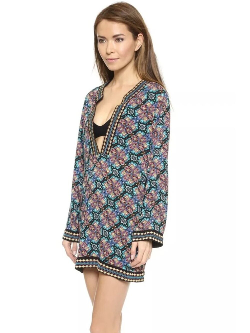 Nanette Lepore Paloma Embroidered Swim Coverup